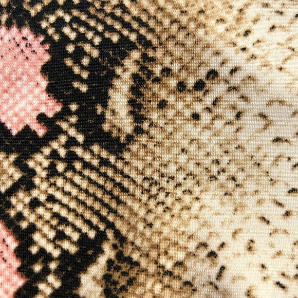 Chocolate Snakeskin Skirt - Picture 5 of 6